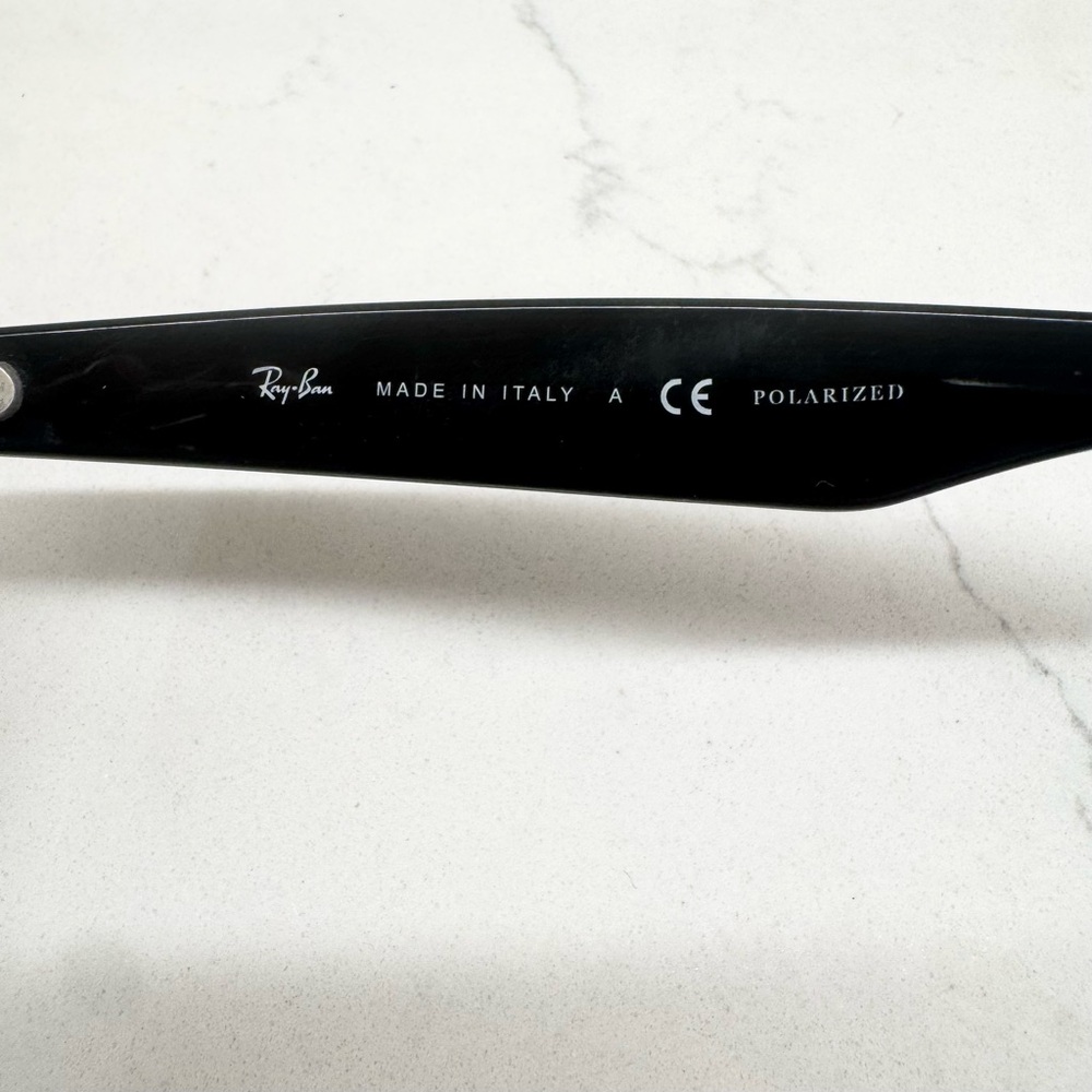 Ray-Ban Black New Wayfarer Polarized Sunglasses - Picture 2 of 6